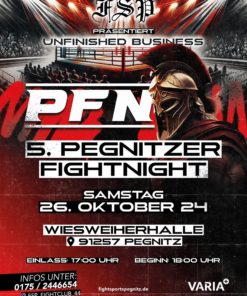 Plakat der 5. Pegnitzer Fightnight